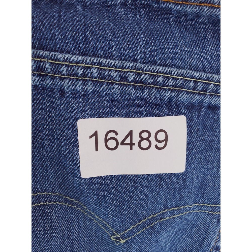 Levis 505 Jeans Mens 36x29 Blue Regular Straight Stone Wash Red Tab Work Pants - Picture 15 of 15